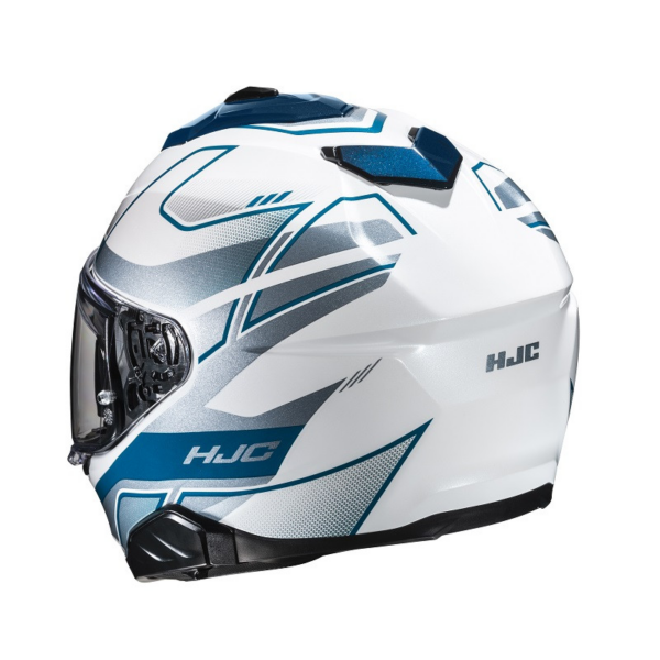 HJC casco moto integral I71 Iorix MC2 Azul - Imagen 4