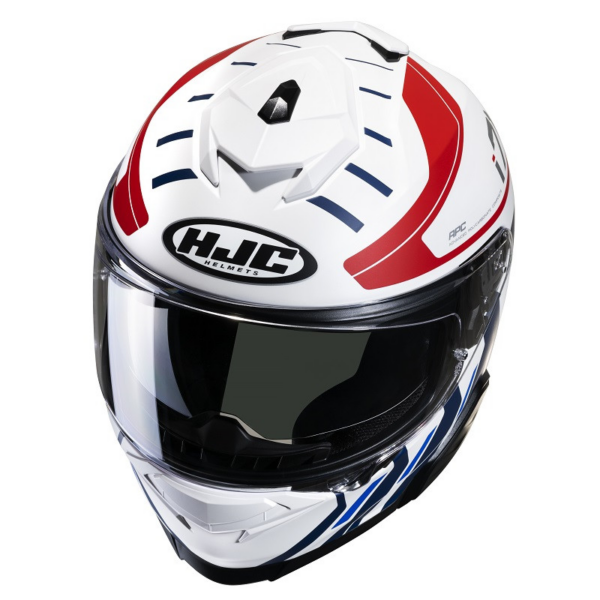 HJC casco moto integral I71 Simo MC21SF Rojo Azul - Imagen 3