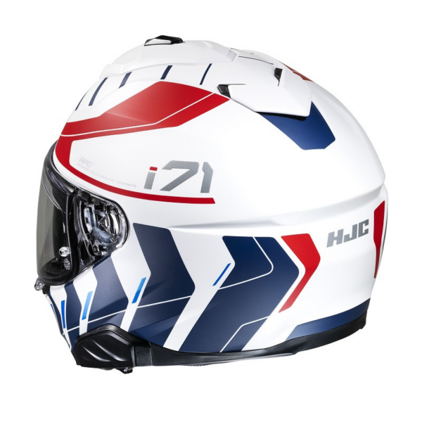 HJC casco moto integral I71 Simo MC21SF Rojo Azul - Imagen 4