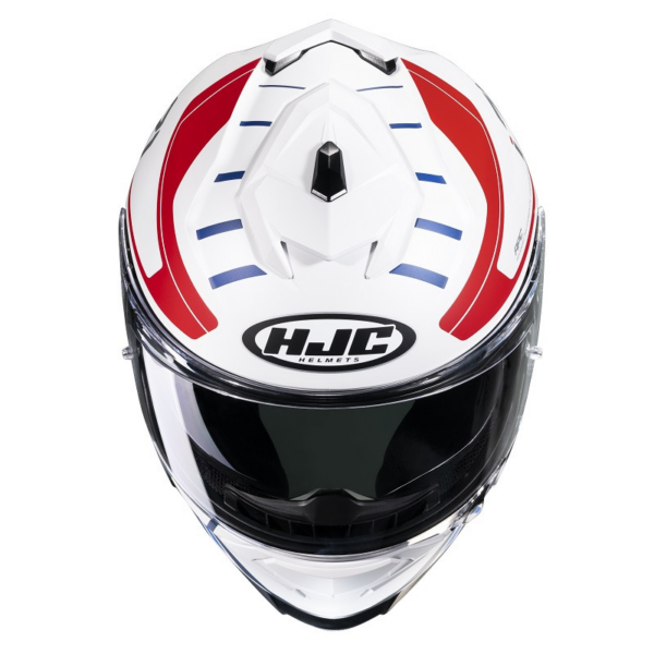 HJC casco moto integral I71 Simo MC21SF Rojo Azul - Imagen 5