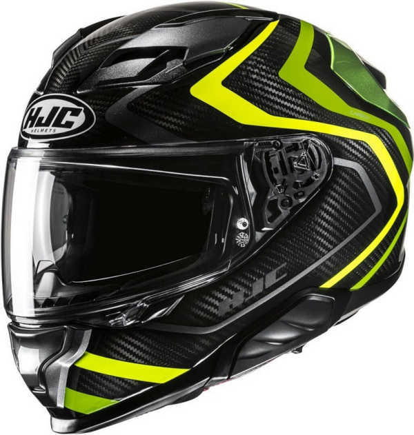 HJC casco moto integral F71 Carbon nevio MC3H Fluor
