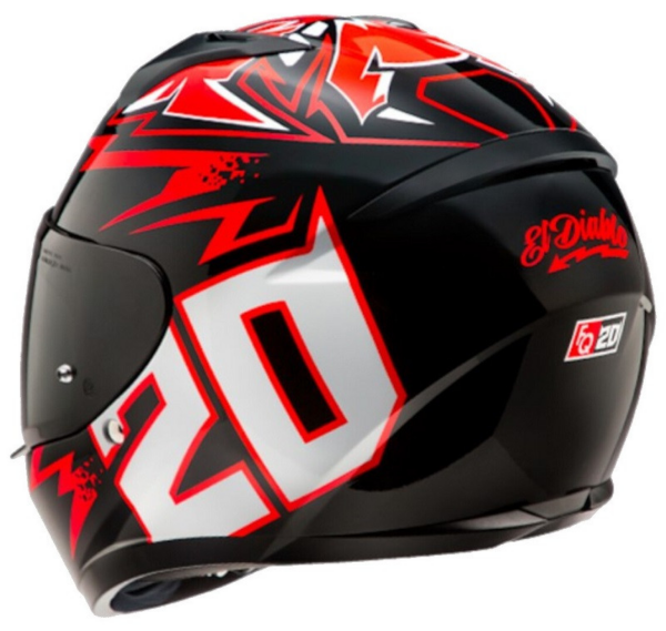 HJC casco moto integral C10 Diablo Mask - Imagen 2