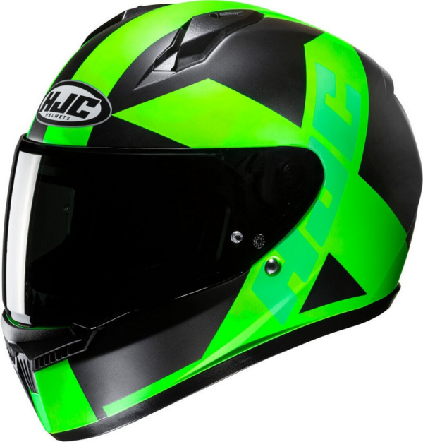 HJC casco moto integral C10 Tez MC4HSF verde
