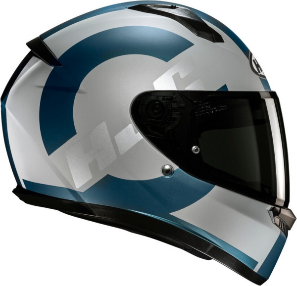 HJC casco moto integral C10 Tez MC2SF azul - Imagen 5
