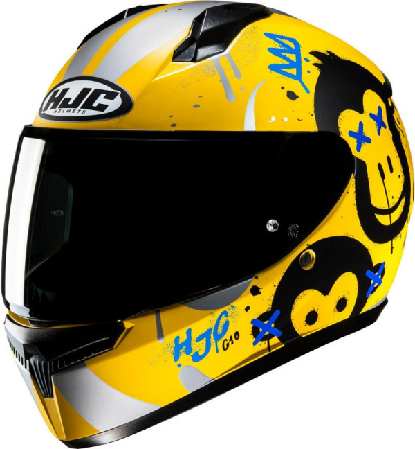HJC casco moto integral infantil C10 Geti MC3SF amarillo oscuro