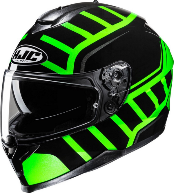 HJC casco moto integral C70N Holt MC4H verde