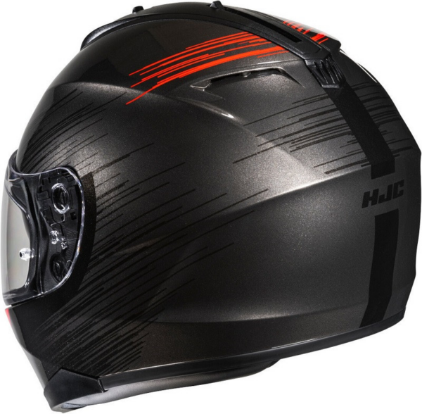 HJC casco moto integral C70N Sway MC1 rojo - Imagen 4