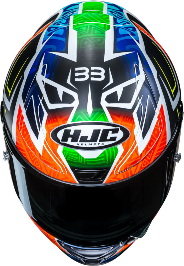 HJC casco moto integral RPHA 1 Binder Replica 20 MC27SF - Imagen 5