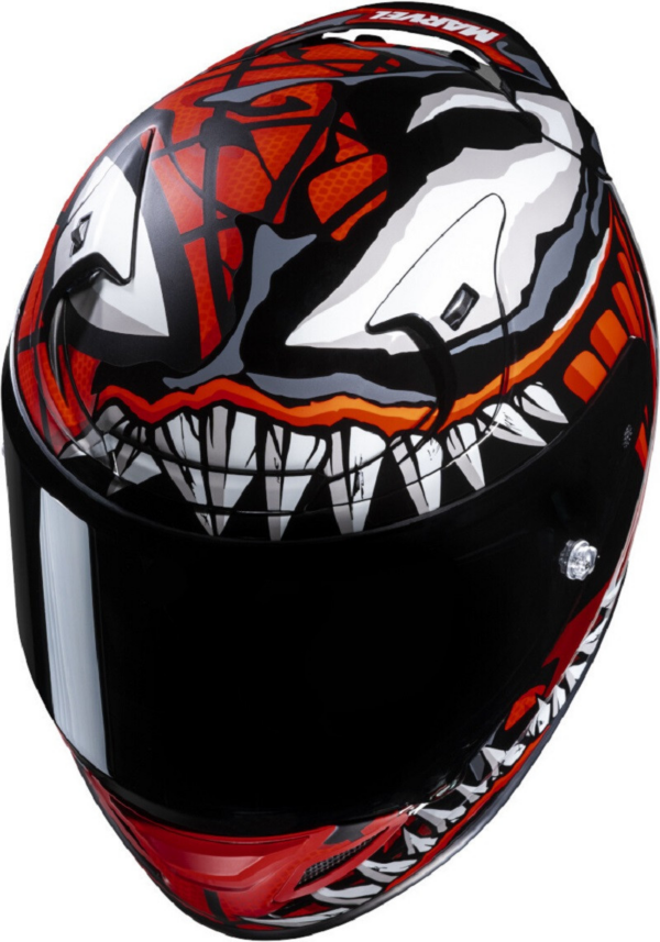 HJC casco moto integral RPHA 12 MAXIMIZED VENOM MARVEL - Imagen 3