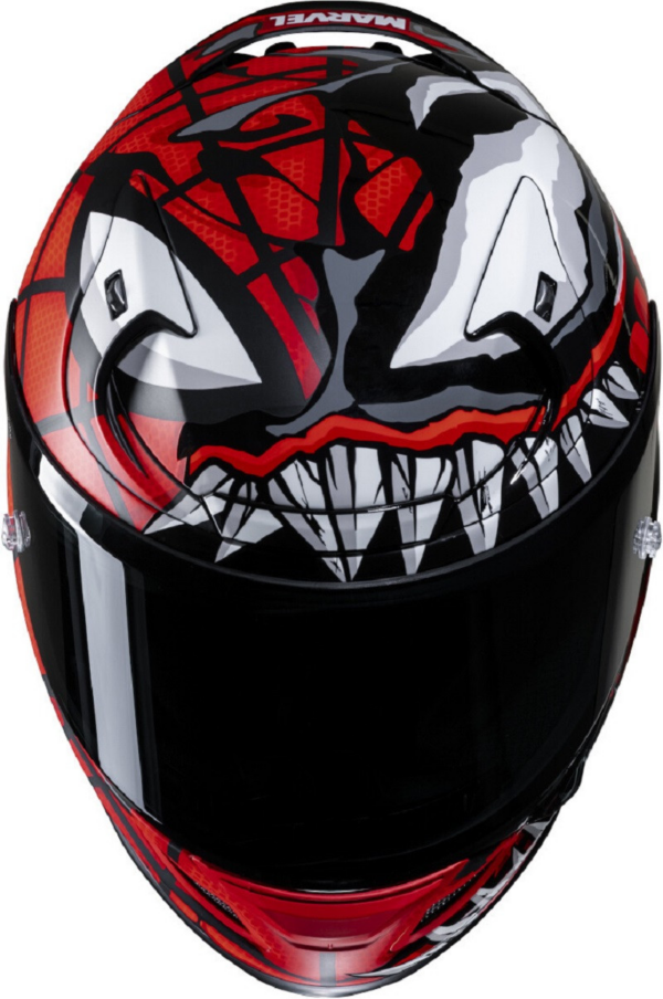 HJC casco moto integral RPHA 12 MAXIMIZED VENOM MARVEL - Imagen 5