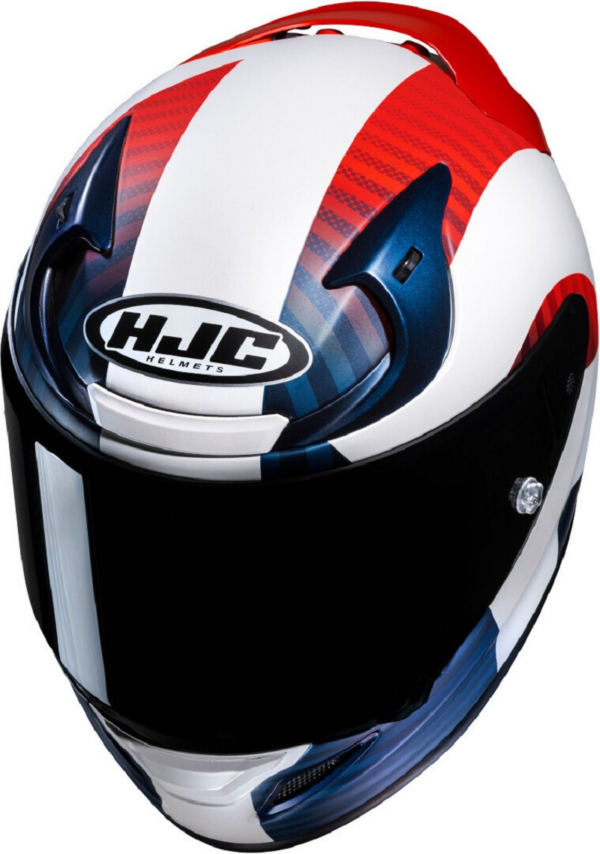 HJC casco moto integral RPHA 12 Ottin MC21SF azul rojo - Imagen 3