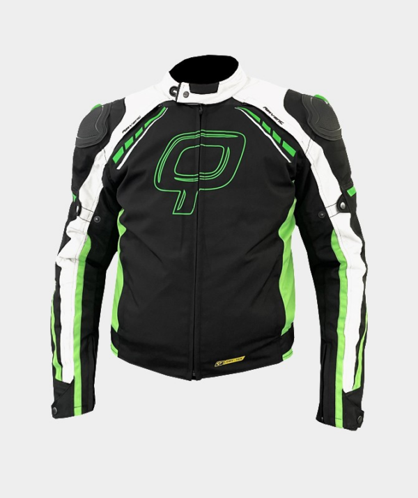 Quartermile Chaqueta Moto Strike X verde