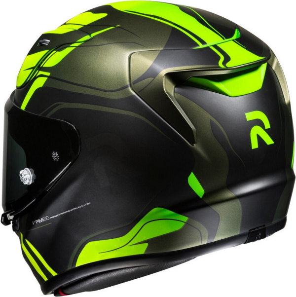 HJC casco moto integral RPHA 12 Lawin MC4SF verde - Imagen 4