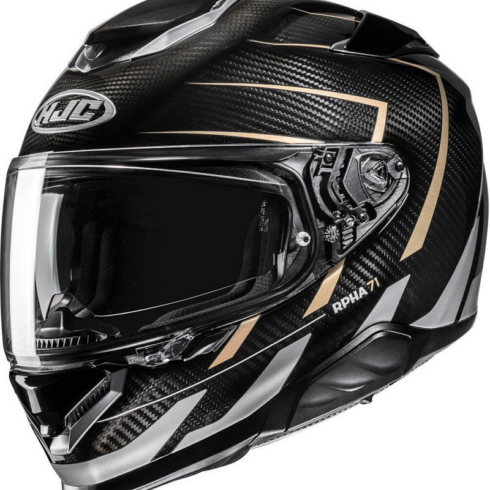 HJC casco moto integral RPHA 71 Carbon Cano MC9 Oro