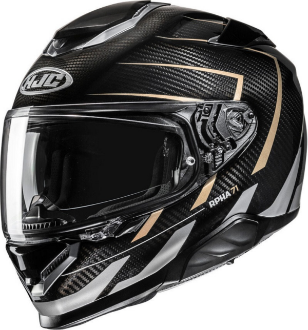 HJC casco moto integral RPHA 71 Carbon Cano MC9 Oro