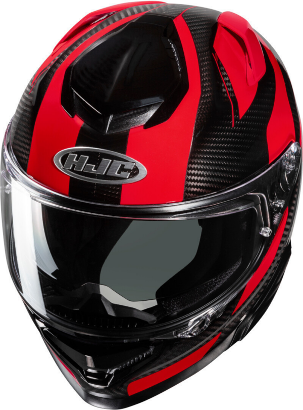 HJC casco moto integral RPHA 71 Carbon Hamil MC1 rojo - Imagen 3