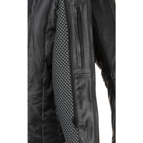 Rainers chaqueta moto piel Jaguar - Imagen 4