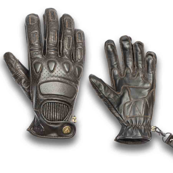 By City guantes moto Pilot marrón - Imagen 3