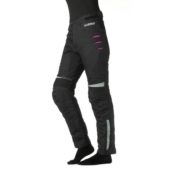 Rainers pantalón moto mujer Virginia rosa