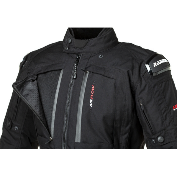 Rainers chaqueta moto tricapa Arrow negra - Imagen 4