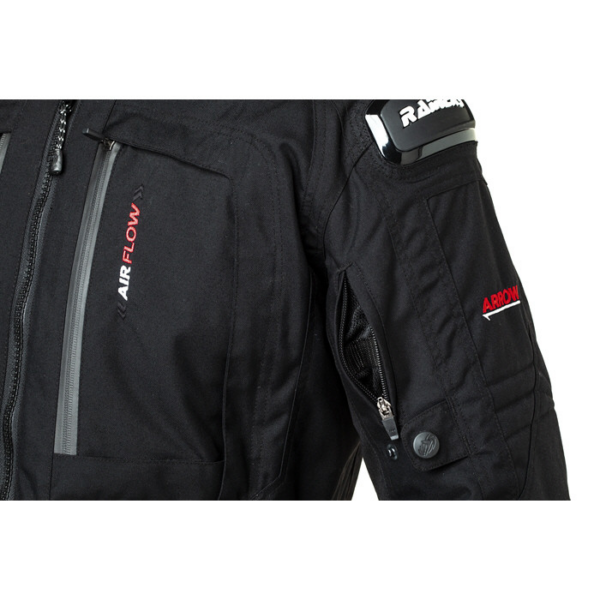 Rainers chaqueta moto tricapa Arrow negra - Imagen 5