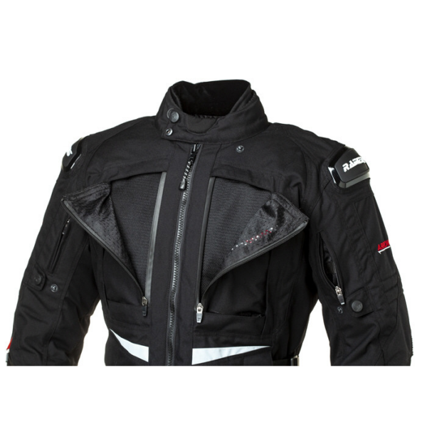 Rainers chaqueta moto tricapa Arrow negra - Imagen 6