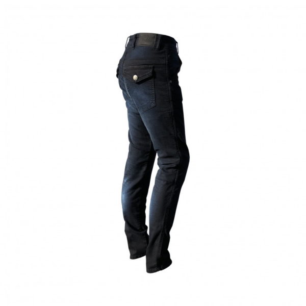 Quartermile pantalón vaquero moto mujer Sydney Evo negro - Imagen 3