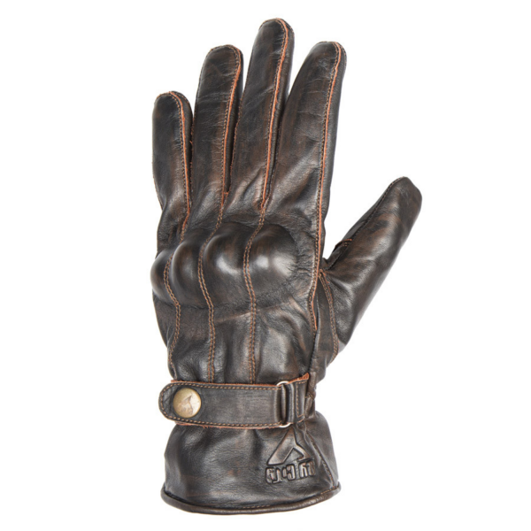By City guantes moto Elegant marrón oscuro - Imagen 5