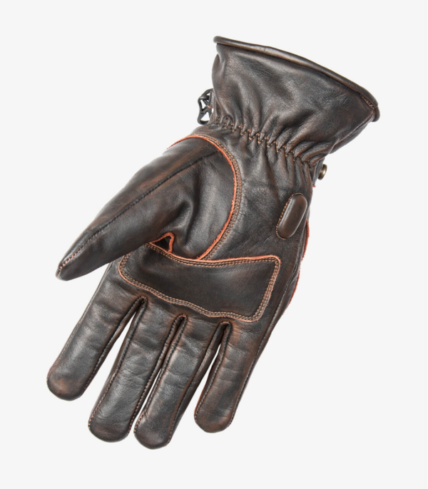 By City guantes moto Elegant marrón oscuro - Imagen 3