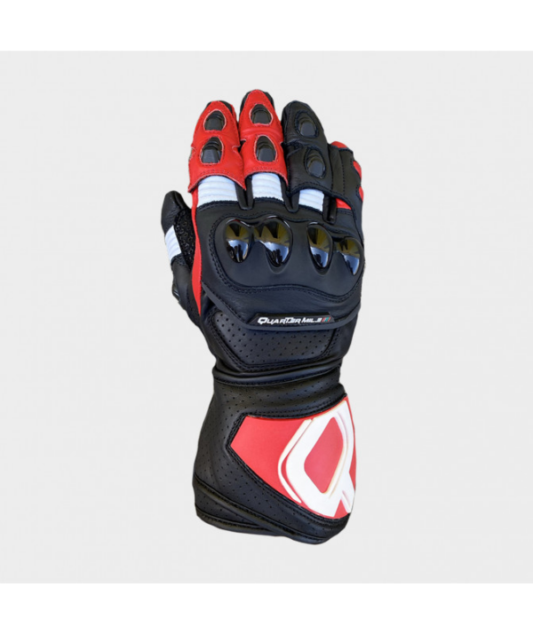 Quartermile guantes moto racing SR2 Rojo - Imagen 3