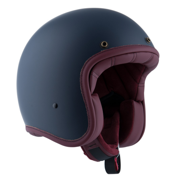 By City casco moto jet Two Strokes azul mate - Imagen 5