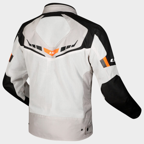 LS2 chaqueta moto verano Garda Blanca - Imagen 2
