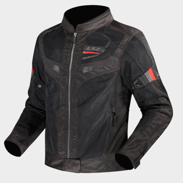 LS2 chaqueta moto verano Mujer Garda negra