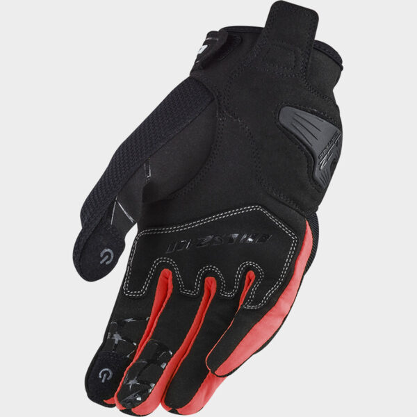 LS2 guantes moto verano Dart II rojo - Imagen 2