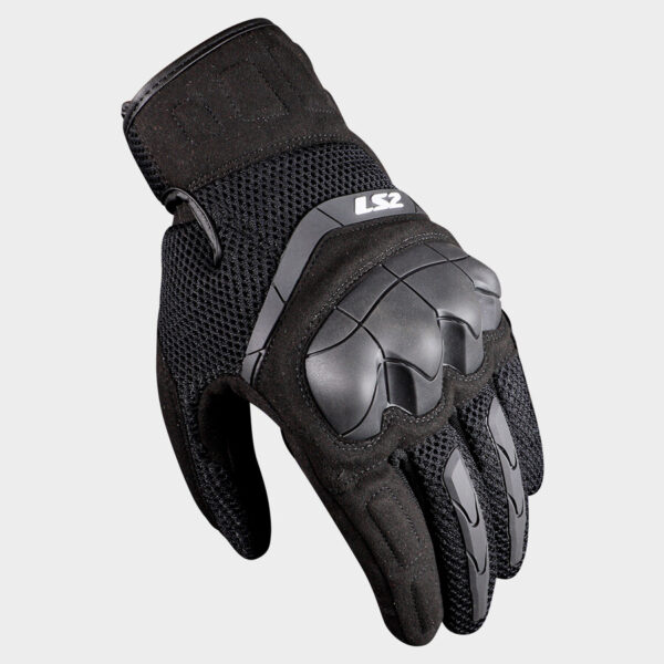 LS2 guantes moto verano Kubra negro