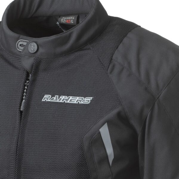 Rainers chaqueta moto verano Ocean plus negra - Imagen 2