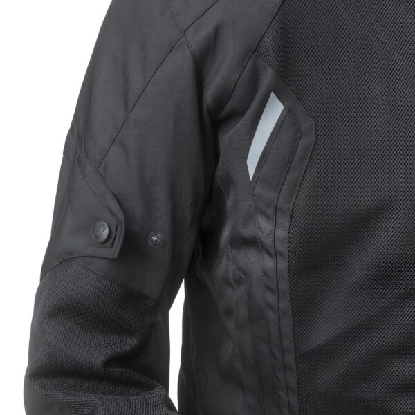 Rainers chaqueta moto verano Ocean plus negra - Imagen 3