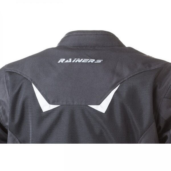 Rainers chaqueta moto verano Riverside negra - Imagen 4