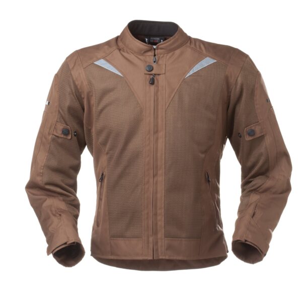 Rainers chaqueta moto verano Riverside marrón