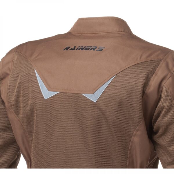 Rainers chaqueta moto verano Riverside marrón - Imagen 4