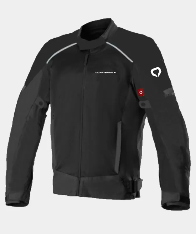 QuarterMile Chaqueta Moto verano Tracer negra