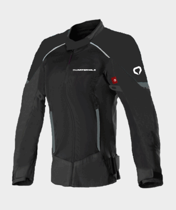 QuarterMile Chaqueta mujer moto verano Tracer negra