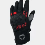 Quartermile Guantes Moto hombre Verano Rock negro rojo